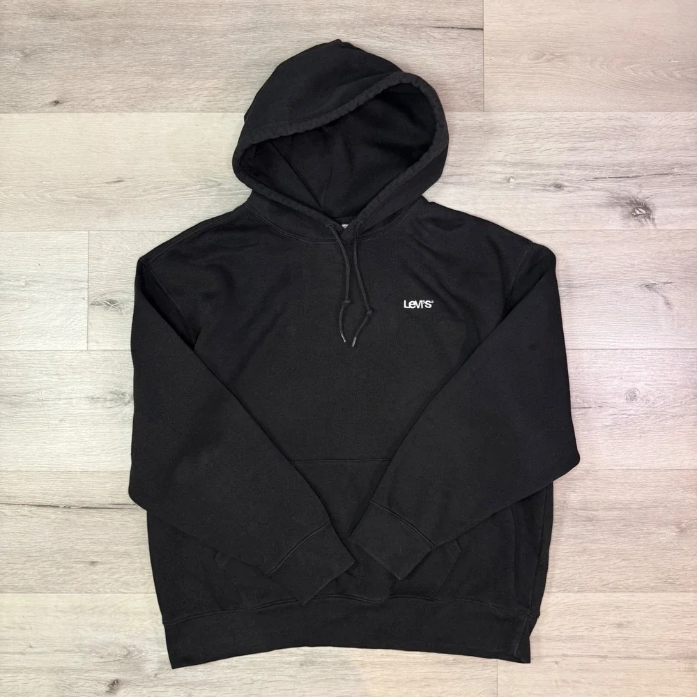 Levi's Relaxed Fit Hoodie - Men's - L - Black